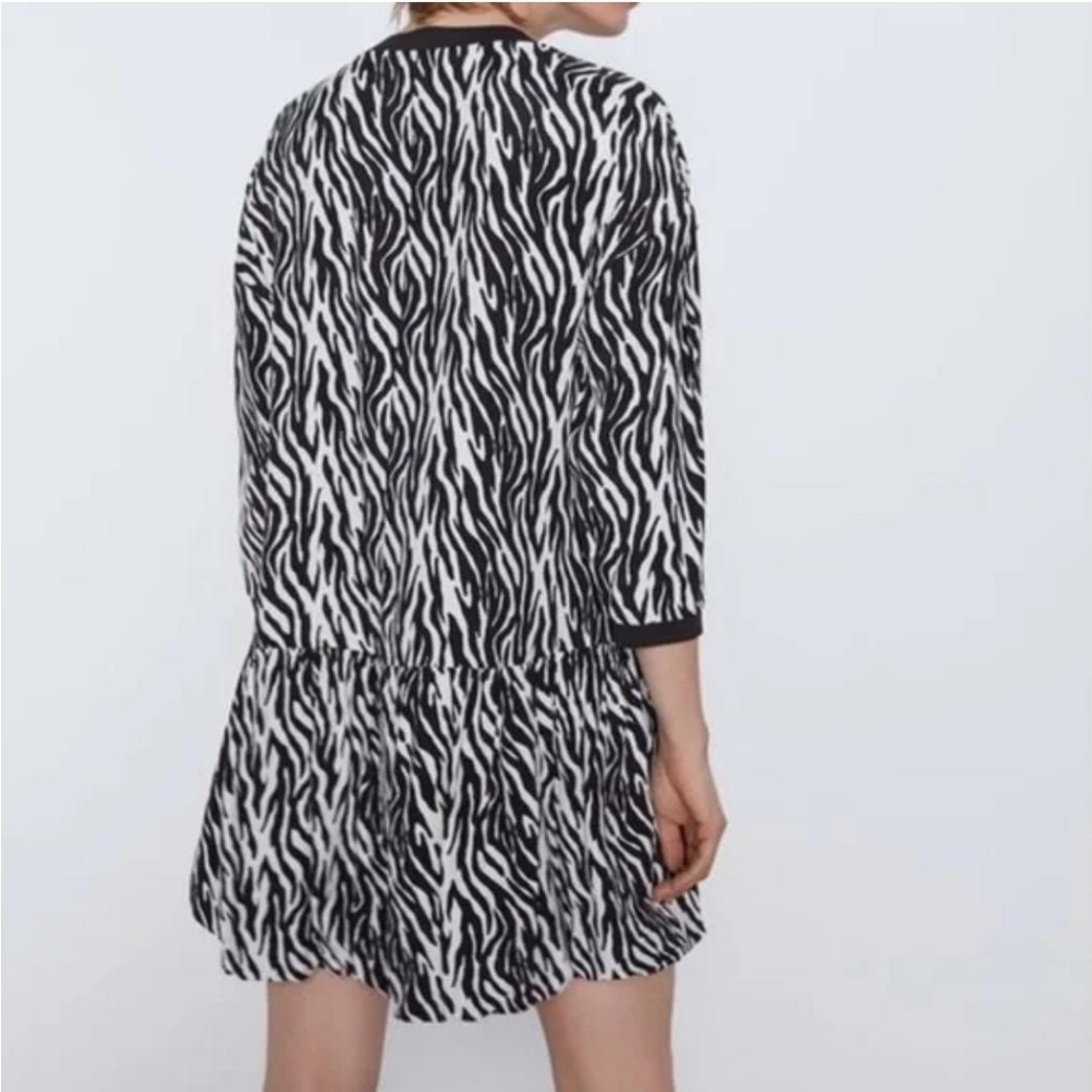 ZARA  zebra print dress